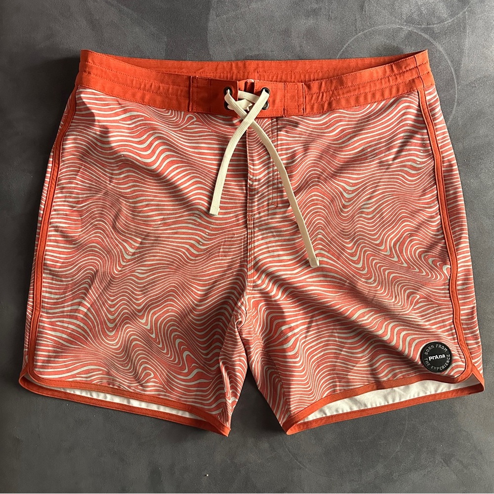 PrAna Men's Vintage Board Shorts 33